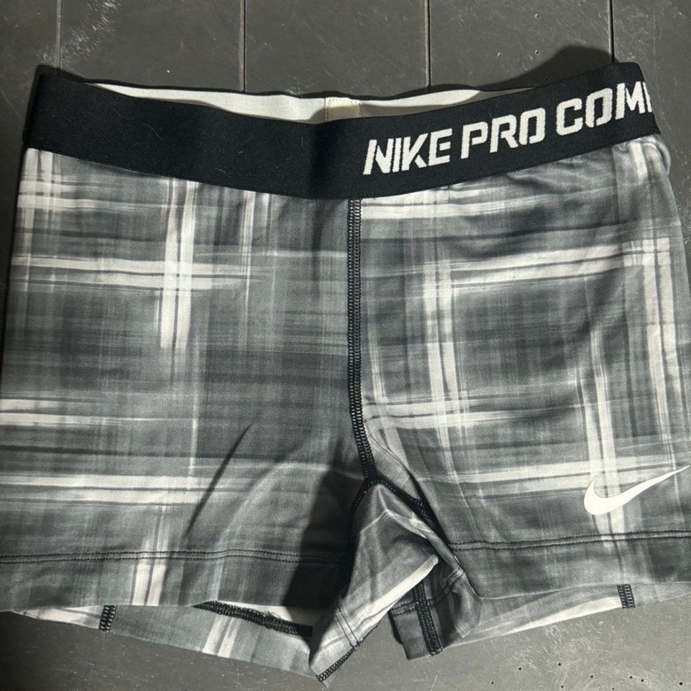 Nike Pro Combat White Shorts